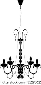 Luster Chandelier Vector 01