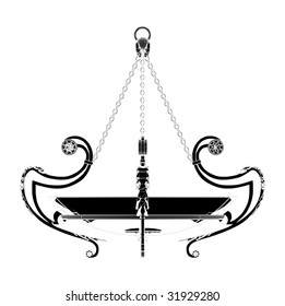 Luster Chandelier Vector 04