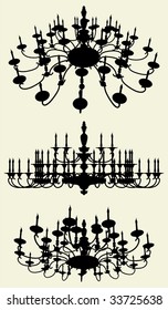 Luster Chandelier Vector 12
