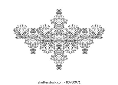 Lustre of decorative elements in East style