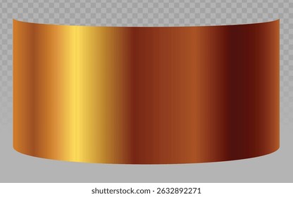 Lustrous orange-to-gold metallic gradient, perfect for luxury branding, festive designs, or premium packaging accents. Sleek reflective vector background.