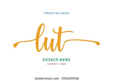 LUT lettering logo is simple, easy to understand and authoritative