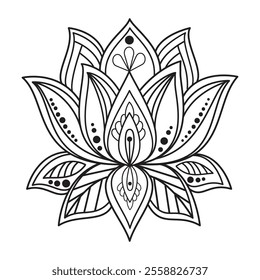 Lutas Mandala Flower Patterns to Color