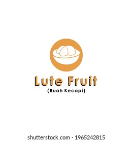 Lute Fruit Logo Design Symbols Templates