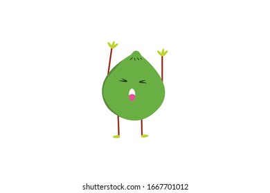 Lute Object vector fruit illustration