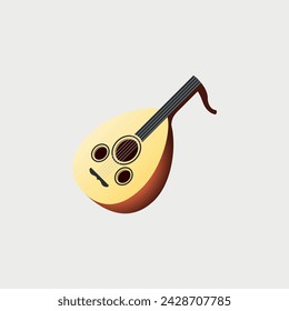 Lute - Oud. Arabic Oriental Music Instrument