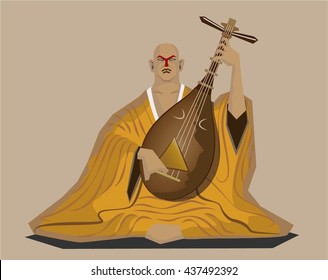 A Lute Priest(Biwa hoshi)