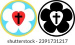 Lutheran Martin Luther Seal or Rose