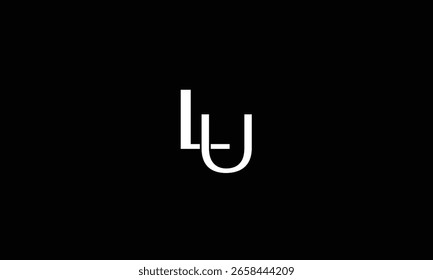 LU, UL, L, U, U, L, abstracto, letras, logotipo, monograma, estilo, símbolos, ambiciones, iconos, 
