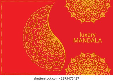 luxary decorative mandala background vector