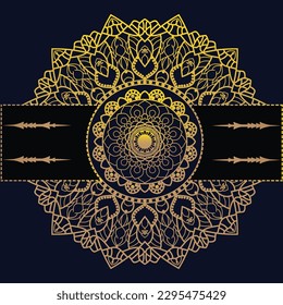 luxary decorative mandala background vector