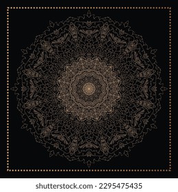 luxary decorative mandala background vector
