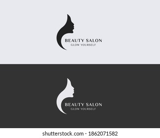 Luxary Salon, Cosmetic Logo Icon Vector