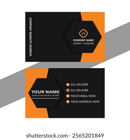 LUXARY VISITING CARD TEMPLATE VECTOR ART