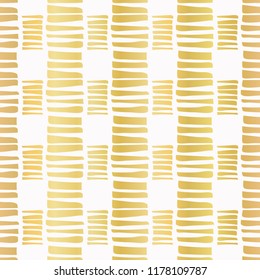 Luxe Gold Stripes Confetti Hand Drawn Vector Pattern Background, Abstract Seamless Shiny Golden Illustration for Elegant Party Invitations, Wedding Stationery, Festive Metallic Foil Textures Backdrops
