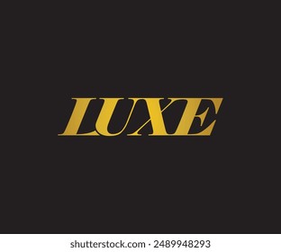 luxe Logo Free Design vector