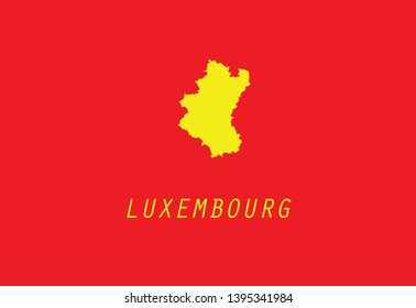 Luxembourg in Belgium outline map province region