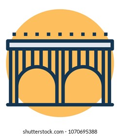 
Luxembourg Bridge vector illustration
