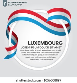 Luxembourg flag background