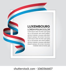 Luxembourg flag background
