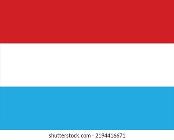 Luxembourg flag is of high quality and easy to modify