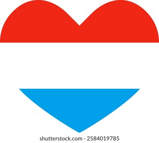 Luxembourg flag illustrator country flags round symbol nation 