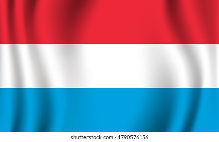 Luxembourg flag image vector. EPS.file.