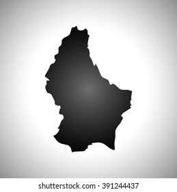 Luxembourg -map