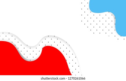 Luxembourg national day. Watercolor background with paint splashes in Luxembourg flag colors. - Vector