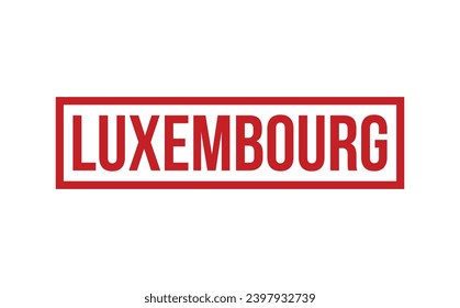 Luxembourg Rubber Stamp Seal Vector