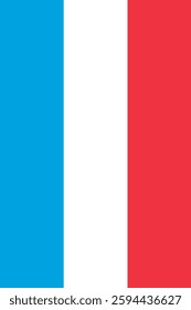 Luxembourg Vertical Flag, Vertical Flag Luxembourg