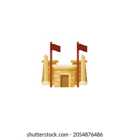 Luxor Temple Icon Isolated On White Background