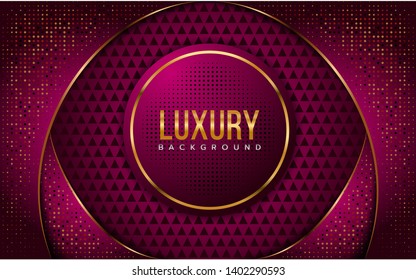 luxorius overlap layer background pink modern with glitter