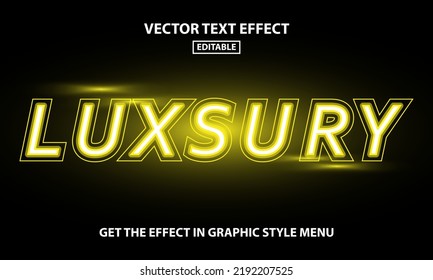 Luxsury 3D Editable Text Effect Template