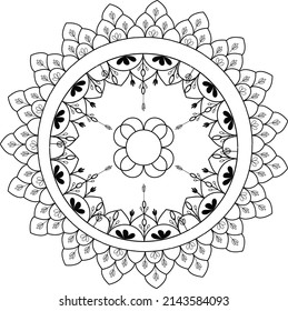 luxuary mandala vector design unick template