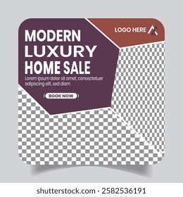 Luxuray Apartment Sale Social Media Post Deign Banner