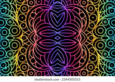 Luxurious 3D artistic circular circle orbs orbit emboss gradient design for template background ads 
