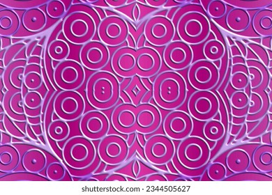 Luxurious 3D artistic circular circle orbs orbit emboss gradient design for template background ads 