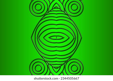 Luxurious 3D artistic circular circle orbs orbit emboss gradient design for template background ads 