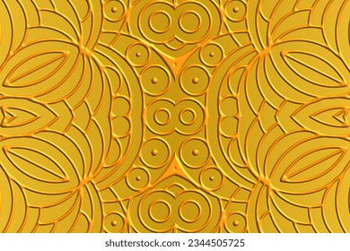Luxurious 3D artistic circular circle orbs orbit emboss gradient design for template background ads 
