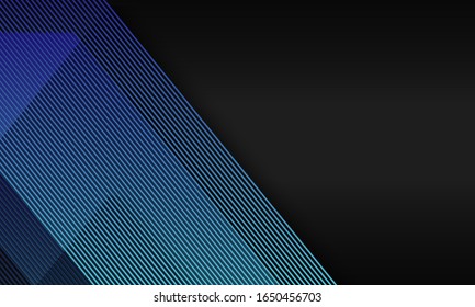 Luxurious abstract background with bright blue color, overlapping line layout, can be used for banners, wallpapers, leaflets backgrounds.