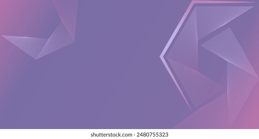 Luxurious abstract background with dotted polygon shapes with a combination of dark purple and light purple