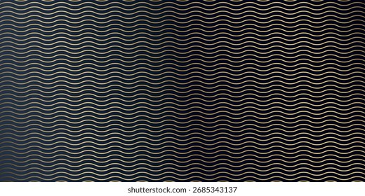 Lujoso fondo abstracto con un brillante y elegante diseño de línea dorada. Concepto moderno de fondo de Vector de estilo de línea dorada. Ilustración vectorial. VOL. 2