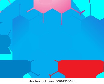 Luxurious abstract design, colorful. Hexagon ornament, Modern Exclusive Design. Creative elegant design for your art projects.