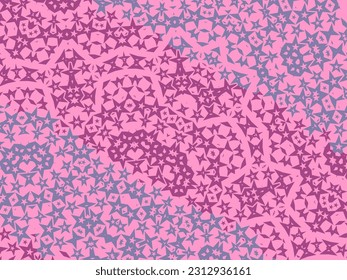 Luxurious abstract design, colorful. Star ornament. Batik illustration. Modern Exclusive Design. Creative elegant design for your art projects.