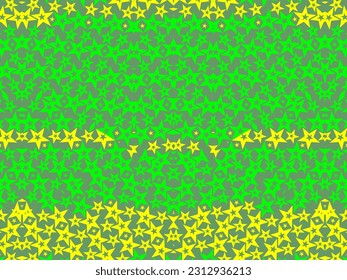 Luxurious abstract design, colorful. Star ornament. Batik illustration. Modern Exclusive Design. Creative elegant design for your art projects.
