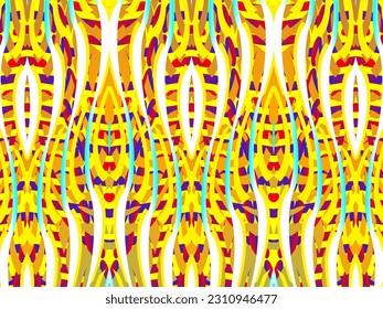 Luxurious abstract design, colorful. Unique gradient ornament, Modern Exclusive Design. Creative elegant design for your art projects.