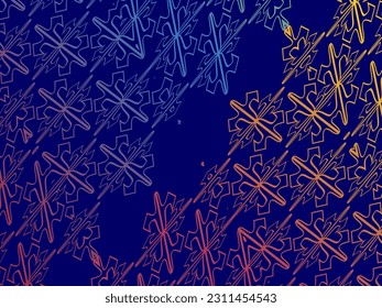 Luxurious abstract design, colorful. Unique gradient ornament, Modern Exclusive Design. Creative elegant design for your art projects.