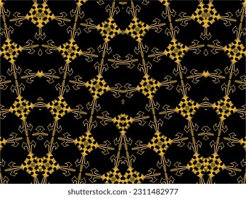 Luxurious abstract design, colorful. Unique gradient ornament. Batik illustration. Modern Exclusive Design. Creative elegant design for your art projects.