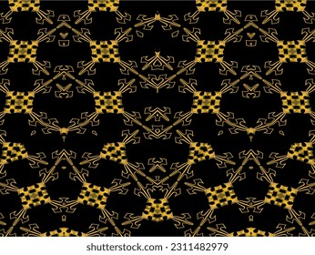 Luxurious abstract design, colorful. Unique gradient ornament. Batik illustration. Modern Exclusive Design. Creative elegant design for your art projects.